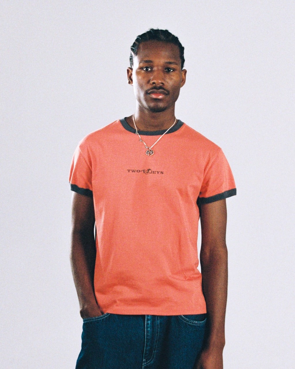Orange Two Tone T-Shirt