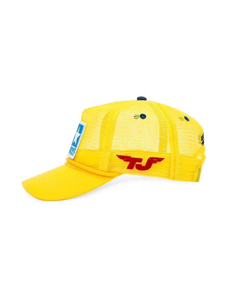 Moto GP Yellow Trucker Cap